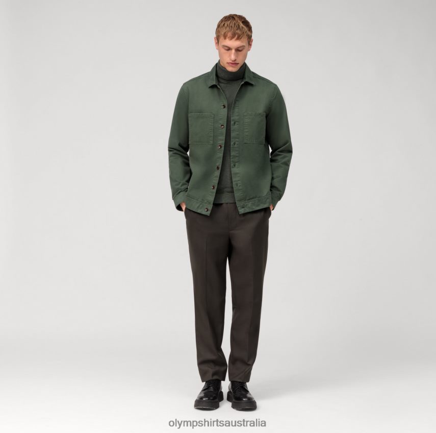 Clothing AU OLYMP Casual Knitwear Turtleneck, Grey Green T8882J1888