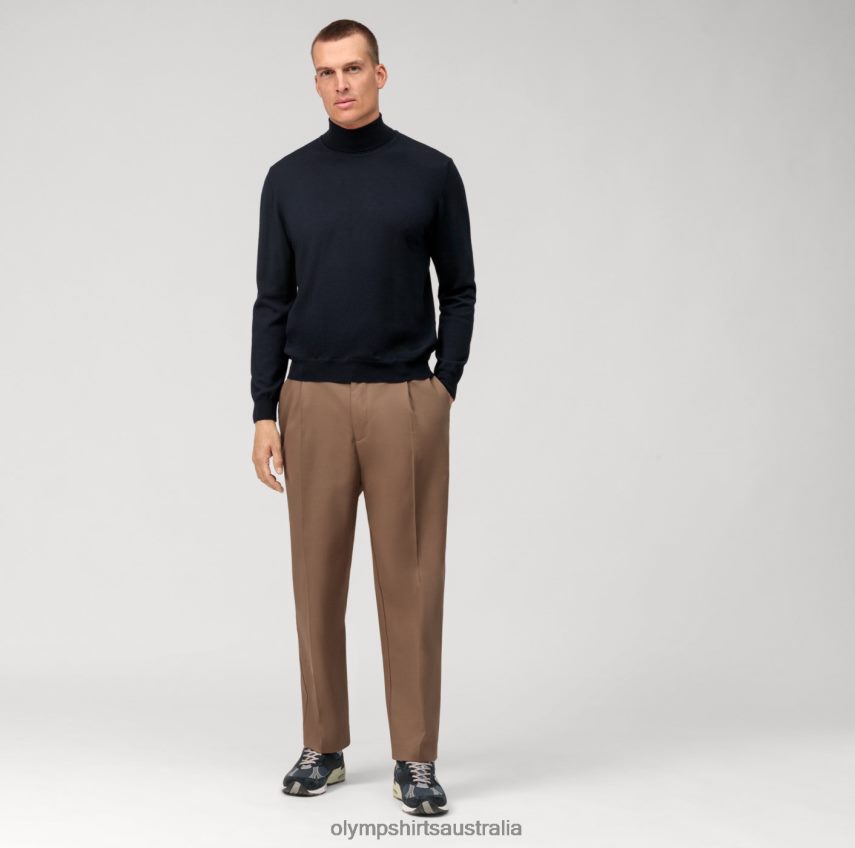 Clothing AU OLYMP Casual Knitwear Turtleneck, Marine T8882J1885