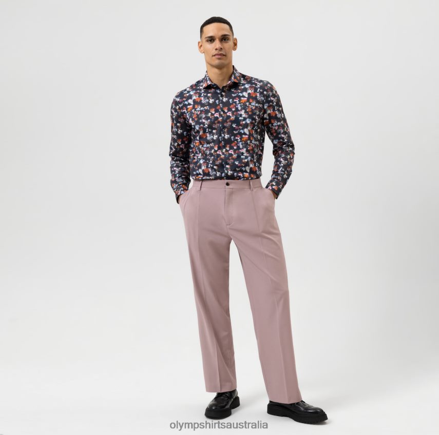 Clothing AU OLYMP Level Five 24/Seven Body Fit, Business Shirt, Kent, Marine T8882J652