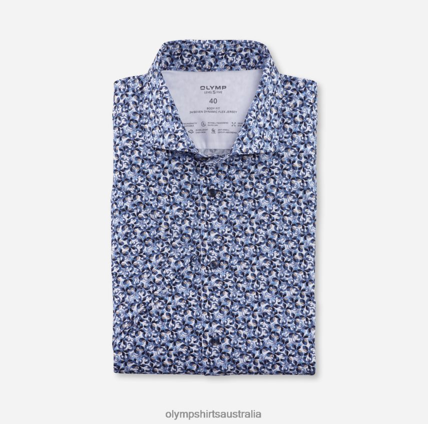 Clothing AU OLYMP Level Five 24/Seven Body Fit, Business Shirt, Kent, Natural T8882J487