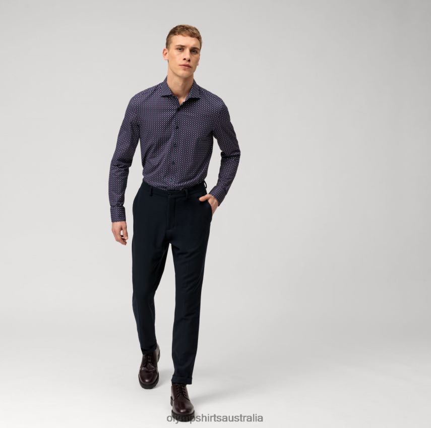 Clothing AU OLYMP Level Five 24/Seven Body Fit, Business Shirt, Kent, Pink T8882J642