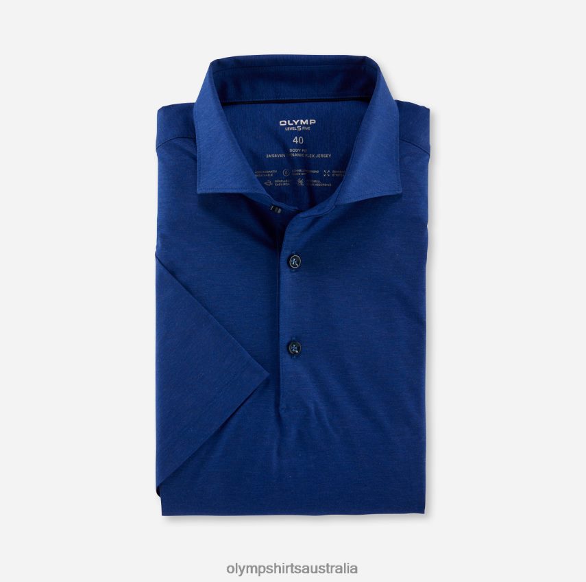 Clothing AU OLYMP Level Five 24/Seven Body Fit, Business Shirt, Kent, Royal T8882J631
