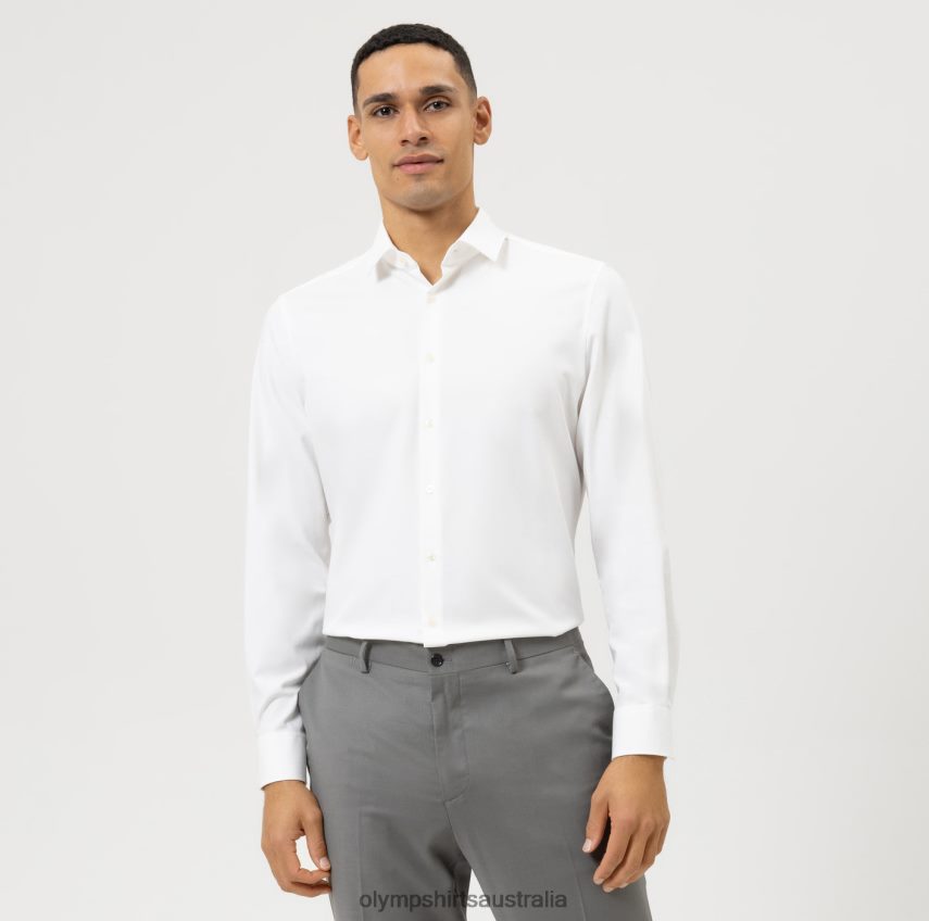 Clothing AU OLYMP Level Five 24/Seven Body Fit, Business Shirt, Modern Kent, Light Beige T8882J437