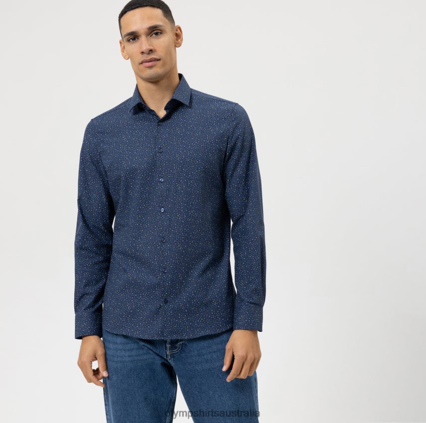 Clothing AU OLYMP Level Five 24/Seven Body Fit, Business Shirt, Modern Kent, Lime T8882J420