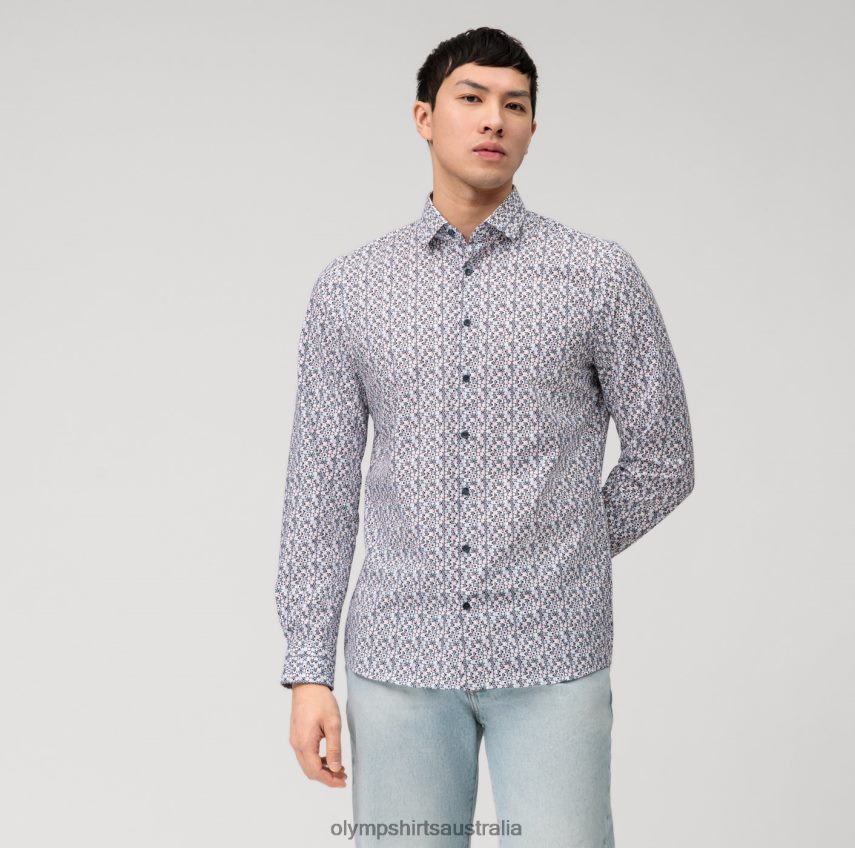 Clothing AU OLYMP Level Five 24/Seven Body Fit, Business Shirt, Modern Kent, Rose T8882J656