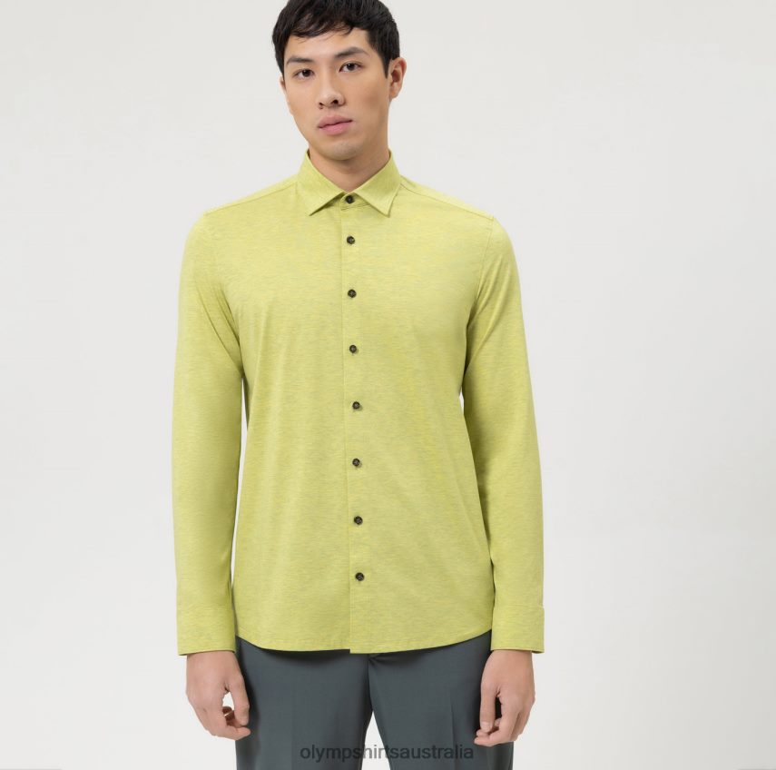 Clothing AU OLYMP Level Five 24/Seven Body Fit, Business Shirt, New York Kent, Light Green T8882J395