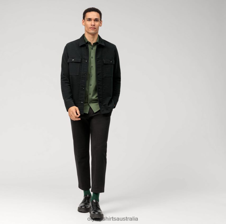 Clothing AU OLYMP Level Five 24/Seven Body Fit, Business Shirt, New York Kent, Putty T8882J484