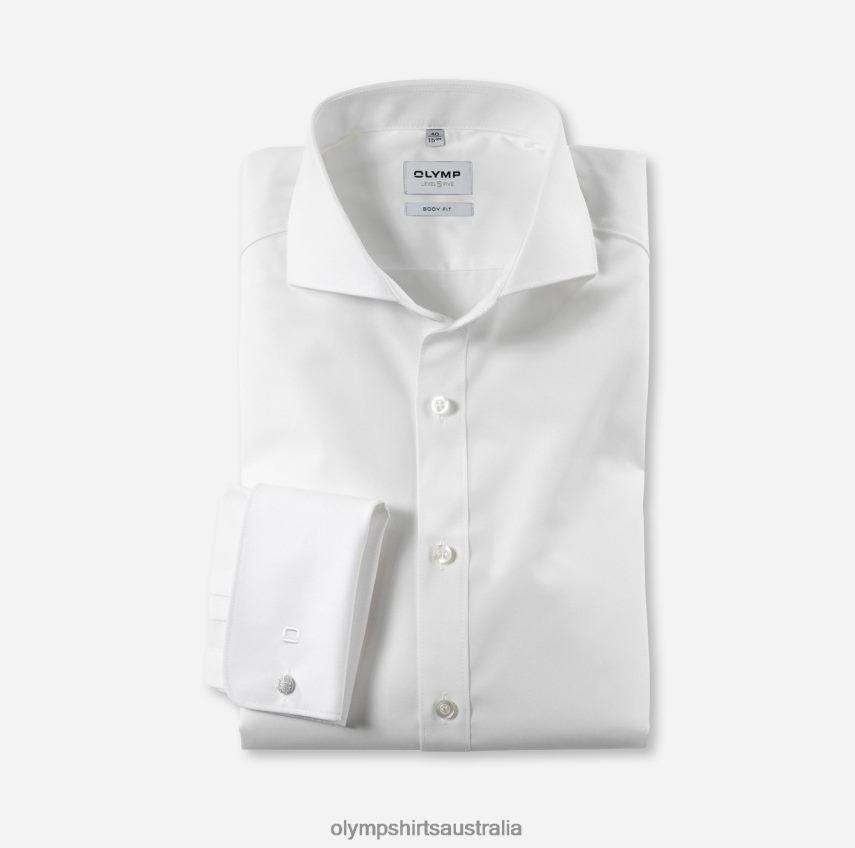 Clothing AU OLYMP Level Five Body Fit, Business Shirt, Cutaway, Light Beige T8882J837