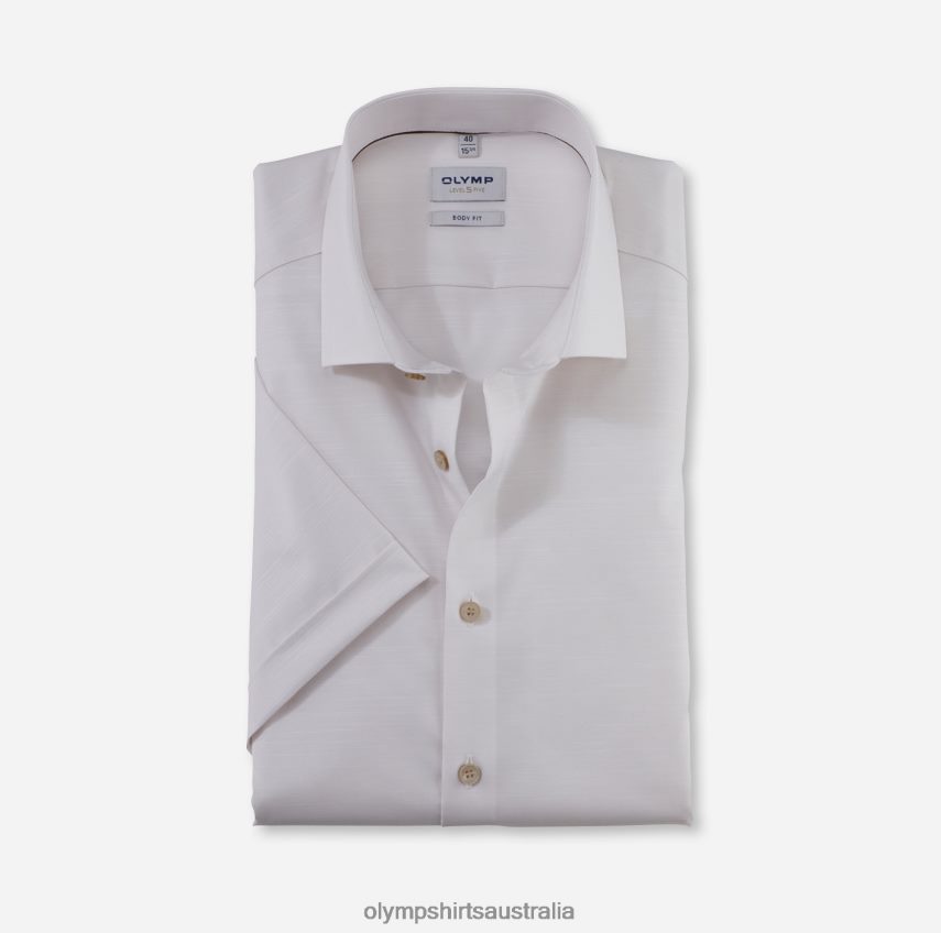 Clothing AU OLYMP Level Five Body Fit, Business Shirt, Modern Kent, Light Beige T8882J694