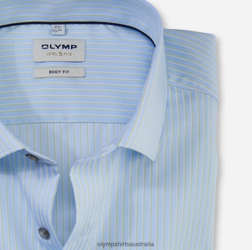 Clothing AU OLYMP Level Five Body Fit, Business Shirt, Modern Kent, Lime T8882J599