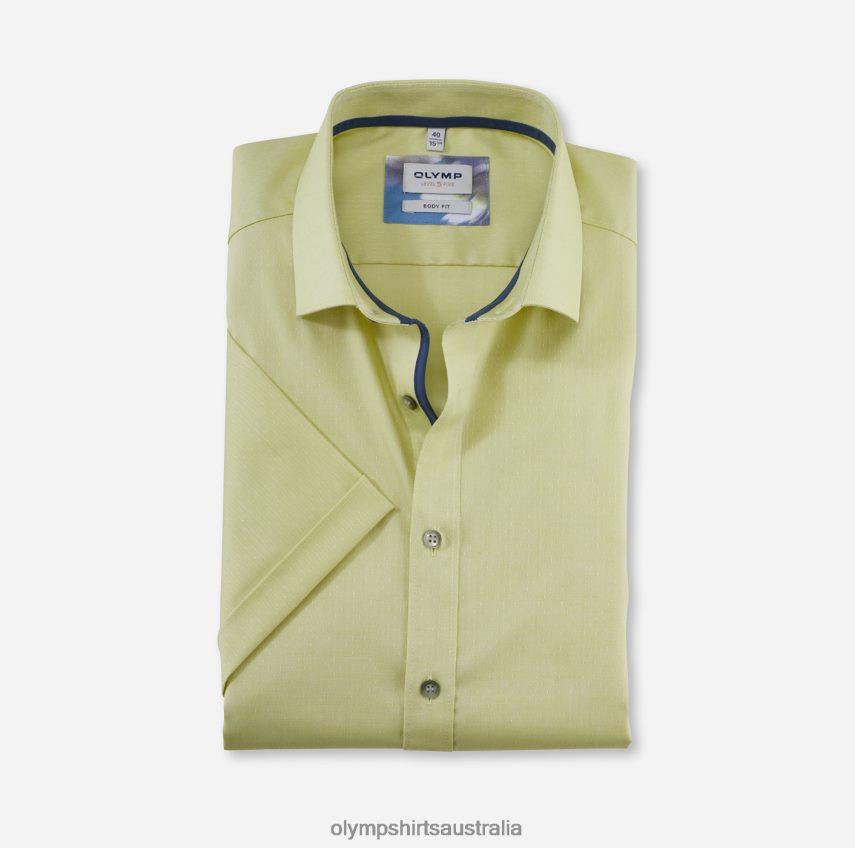Clothing AU OLYMP Level Five Body Fit, Business Shirt, Modern Kent, Lime T8882J616