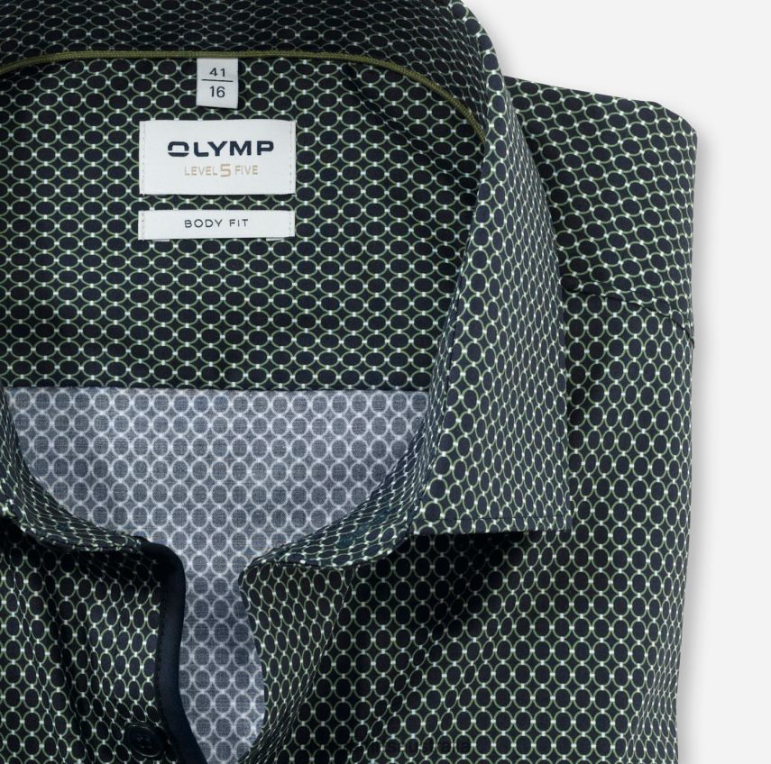 Clothing AU OLYMP Level Five Body Fit, Business Shirt, Modern Kent, Lime T8882J780