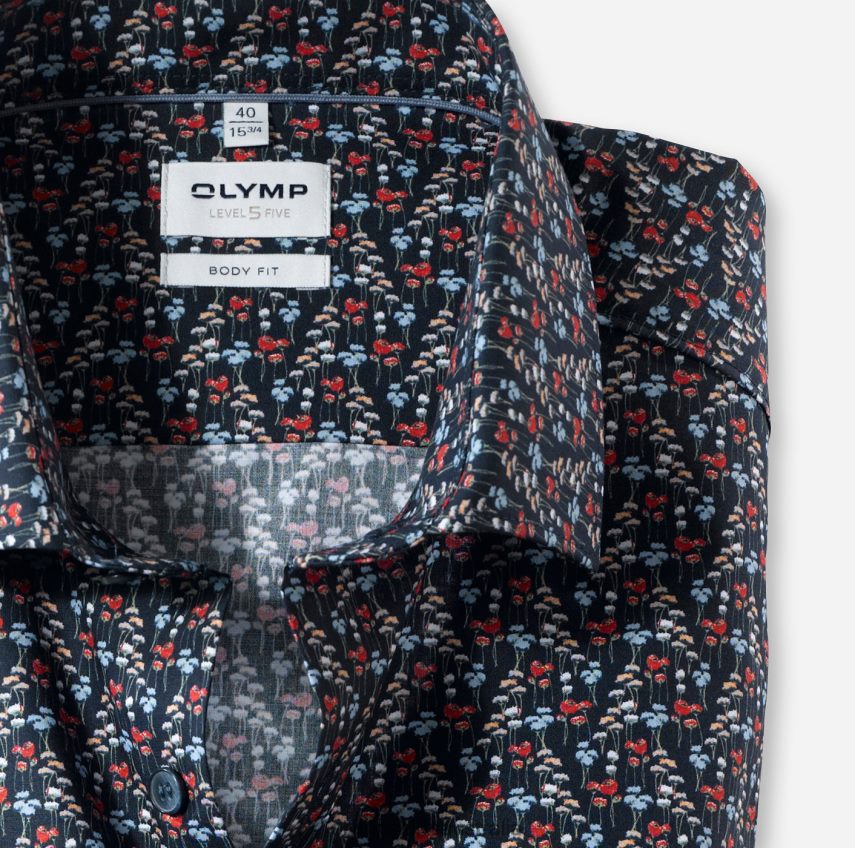 Clothing AU OLYMP Level Five Body Fit, Business Shirt, Modern Kent, Red T8882J361