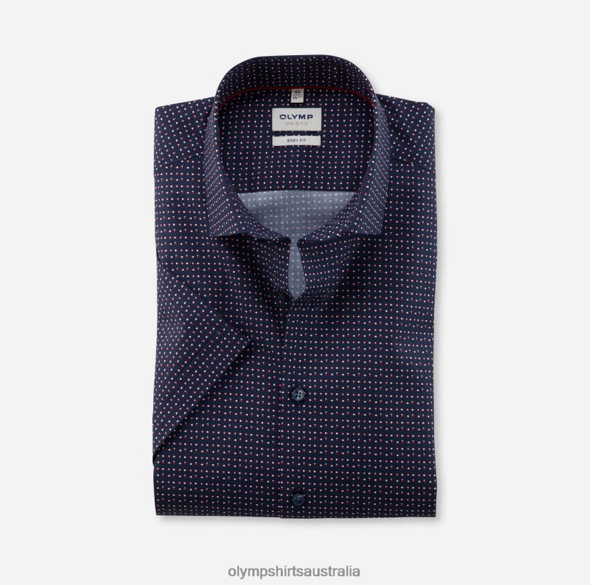 Clothing AU OLYMP Level Five Body Fit, Business Shirt, Modern Kent, Red T8882J509