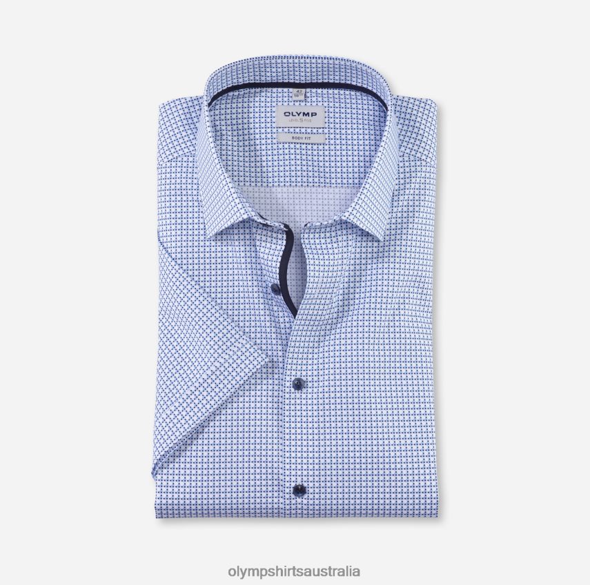 Clothing AU OLYMP Level Five Body Fit, Business Shirt, New York Kent, Bleu T8882J428