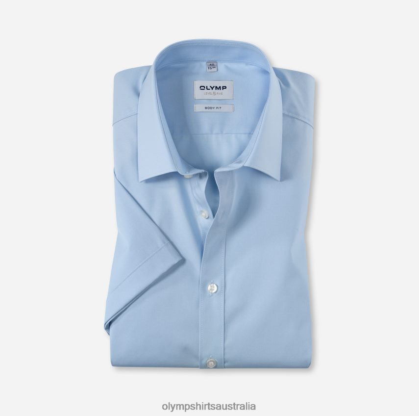Clothing AU OLYMP Level Five Body Fit, Business Shirt, New York Kent, Light Blue T8882J848
