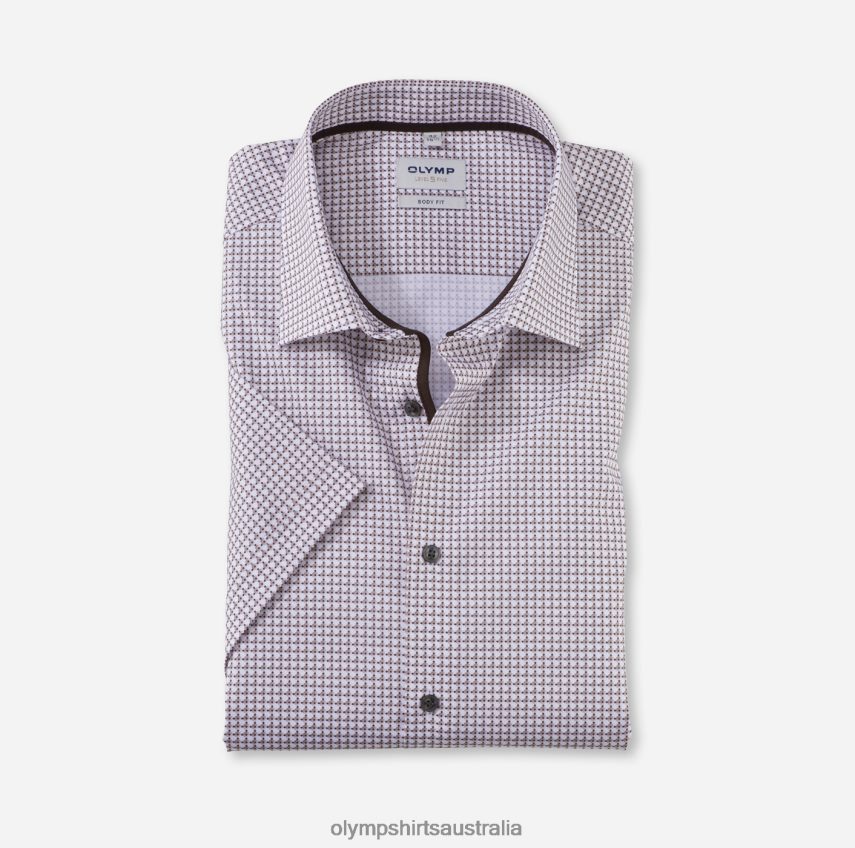 Clothing AU OLYMP Level Five Body Fit, Business Shirt, New York Kent, Natural T8882J348