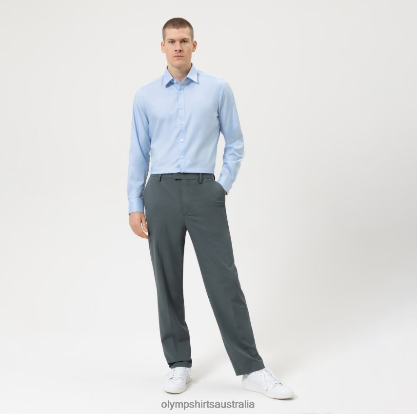 Clothing AU OLYMP Level Five Body Fit, Business Shirt, New York Kent, Ozone T8882J459