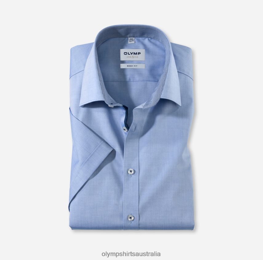 Clothing AU OLYMP Level Five Body Fit, Business Shirt, New York Kent, Royal T8882J587