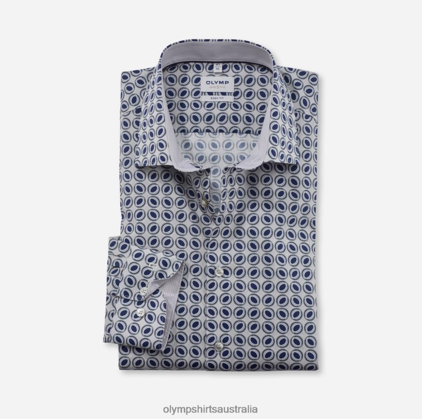 Clothing AU OLYMP Level Five Body Fit, Business Shirt, New York Kent, Taupe T8882J741