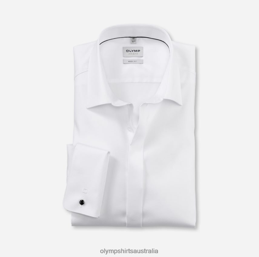 Clothing AU OLYMP Level Five Body Fit, Business Shirt, New York Kent, White T8882J430