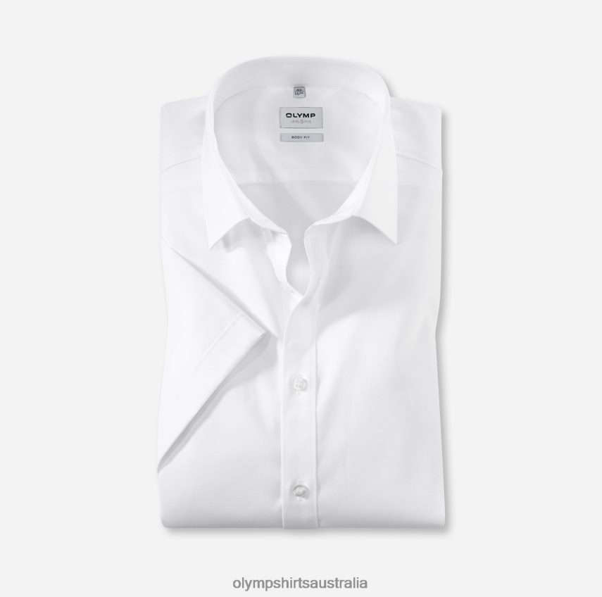 Clothing AU OLYMP Level Five Body Fit, Business Shirt, New York Kent, White T8882J835