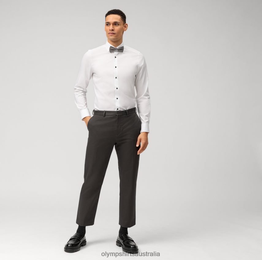 Clothing AU OLYMP Level Five Body Fit, Business Shirt, Royal Kent, White T8882J691