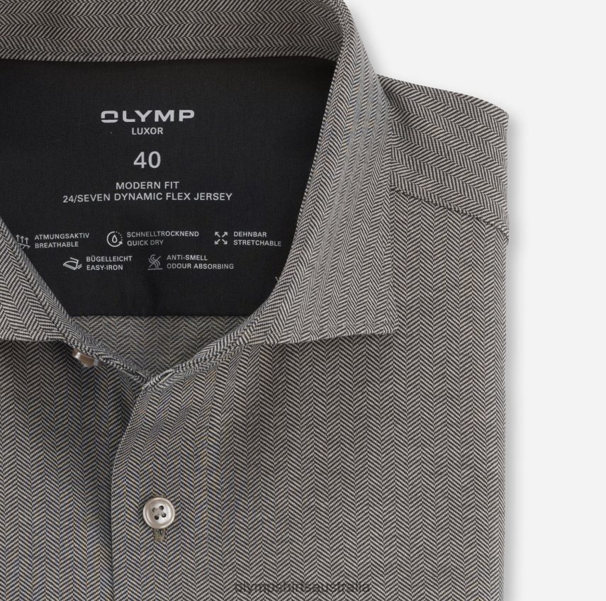 Clothing AU OLYMP Luxor 24/Seven Modern Fit, Business Shirt, Kent, Natural T8882J1357