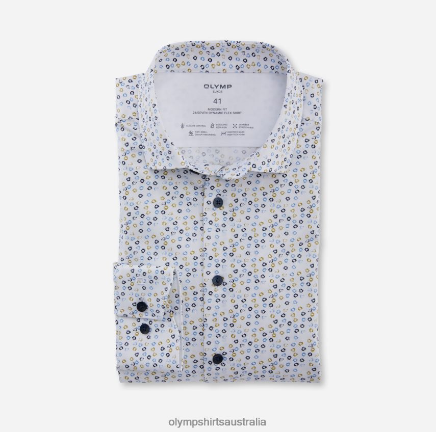 Clothing AU OLYMP Luxor 24/Seven Modern Fit, Business Shirt, Modern Kent, Lime T8882J1136