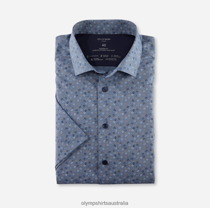 Clothing AU OLYMP Luxor 24/Seven Modern Fit, Business Shirt, Modern Kent, Natural T8882J1025