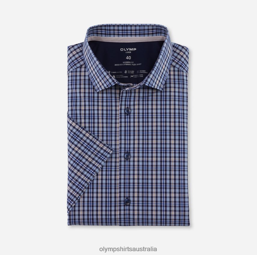 Clothing AU OLYMP Luxor 24/Seven Modern Fit, Business Shirt, Modern Kent, Natural T8882J1102