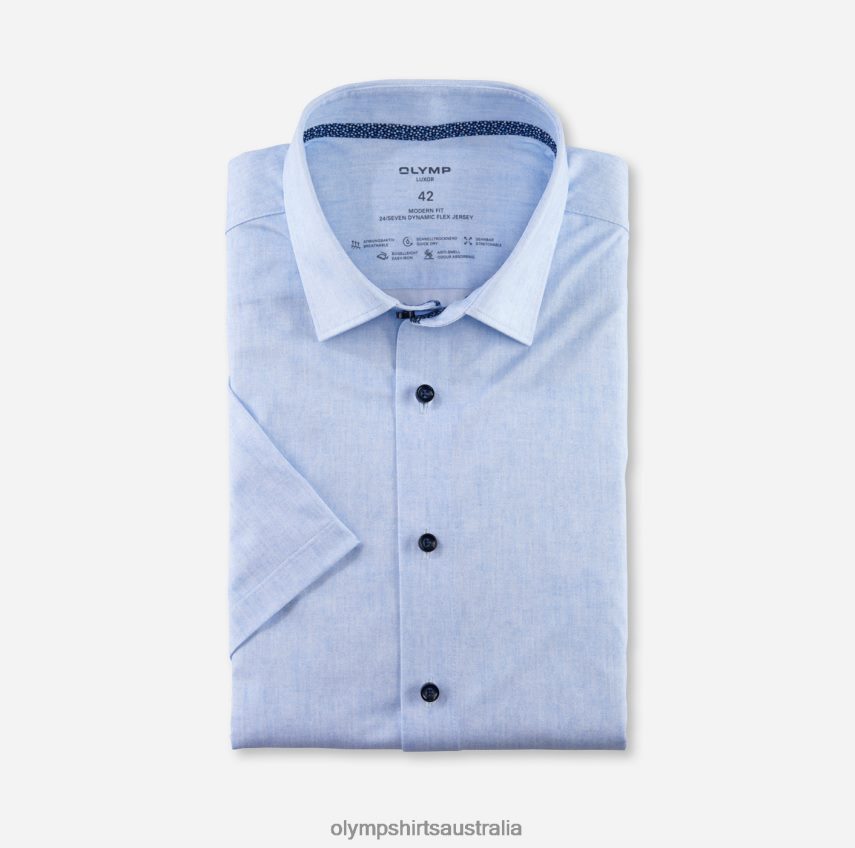 Clothing AU OLYMP Luxor 24/Seven Modern Fit, Business Shirt, New Kent, Bleu T8882J915
