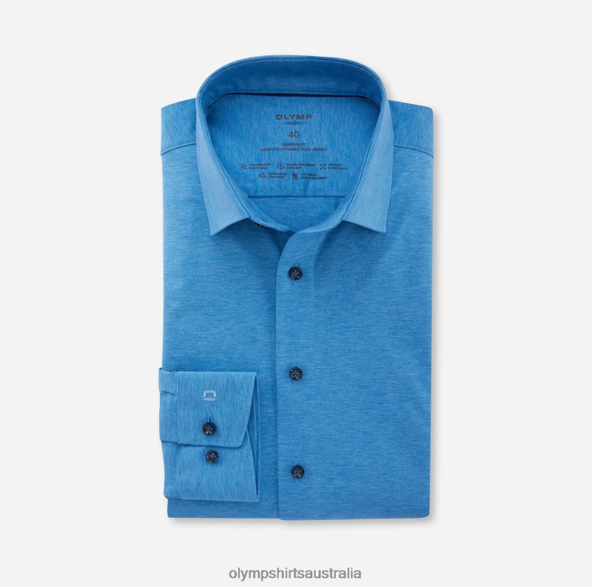 Clothing AU OLYMP Luxor 24/Seven Modern Fit, Business Shirt, New Kent, Blue T8882J1235
