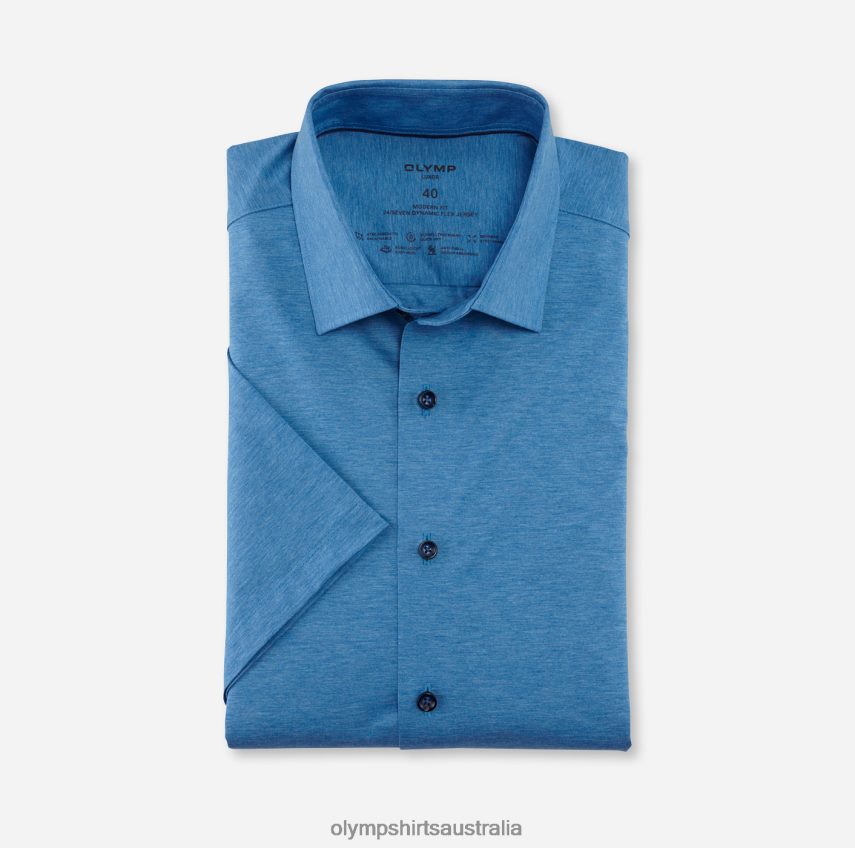 Clothing AU OLYMP Luxor 24/Seven Modern Fit, Business Shirt, New Kent, Blue T8882J917