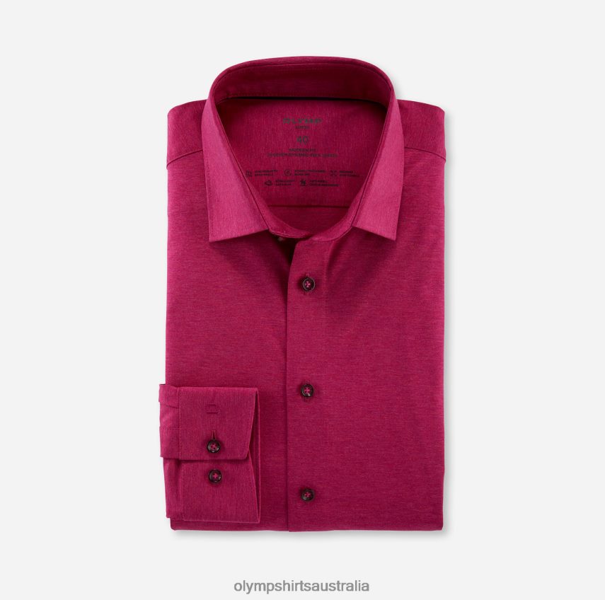 Clothing AU OLYMP Luxor 24/Seven Modern Fit, Business Shirt, New Kent, Fuchsia T8882J1093