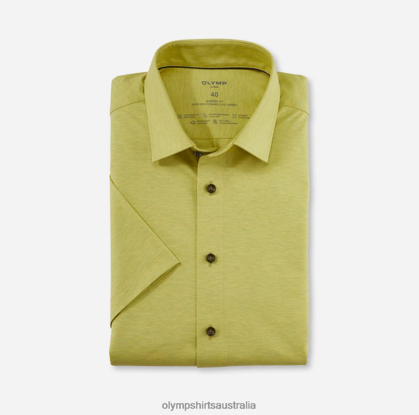 Clothing AU OLYMP Luxor 24/Seven Modern Fit, Business Shirt, New Kent, Light Green T8882J932