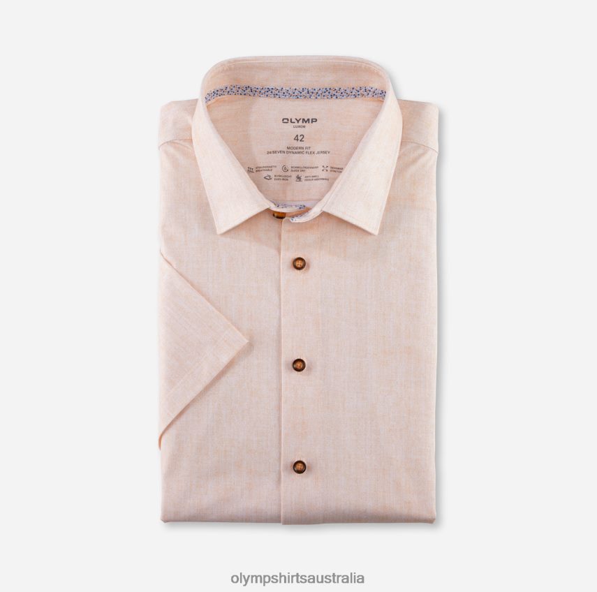 Clothing AU OLYMP Luxor 24/Seven Modern Fit, Business Shirt, New Kent, Mandarin T8882J1198