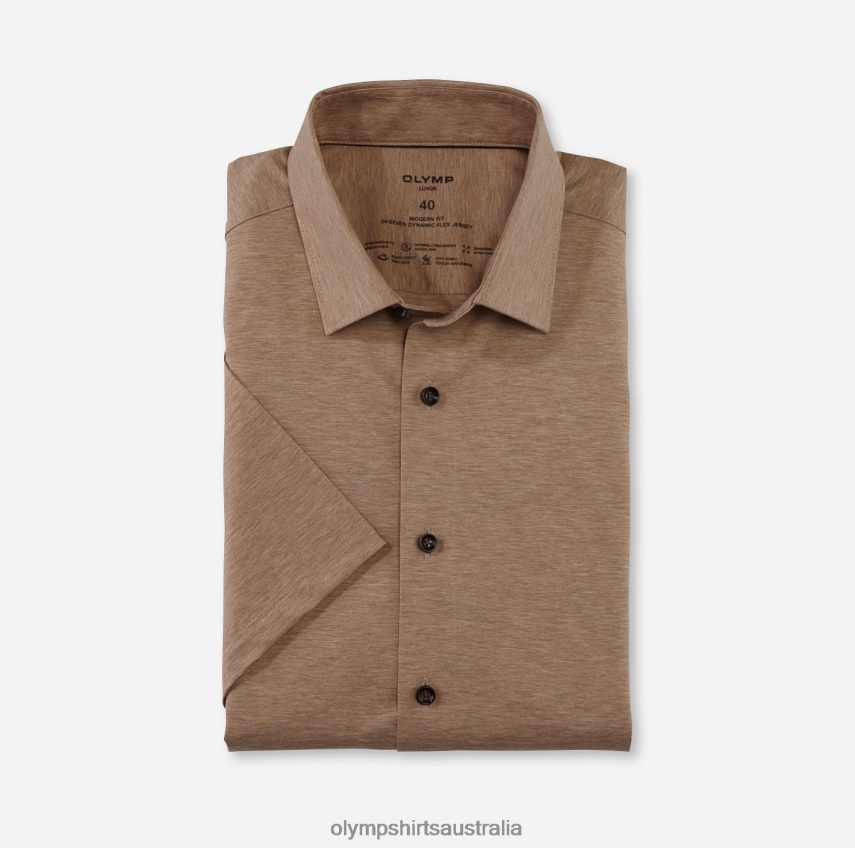 Clothing AU OLYMP Luxor 24/Seven Modern Fit, Business Shirt, New Kent, Natural T8882J1044