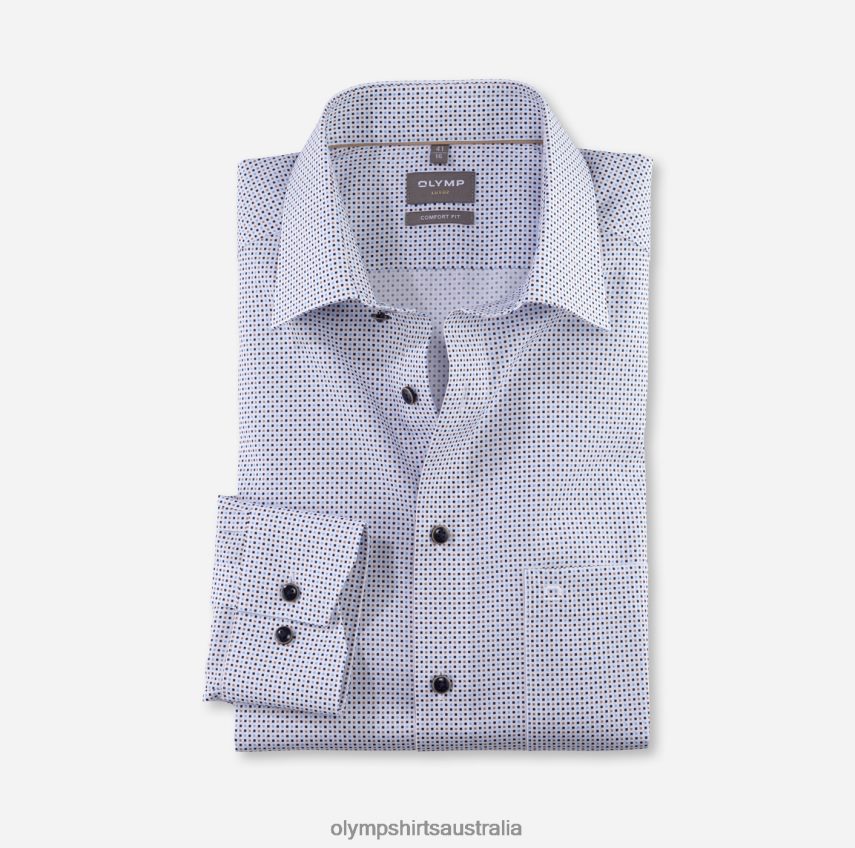 Clothing AU OLYMP Luxor Comfort Fit, Business Shirt, Long Sleeve Extra Long, New Kent, Natural T8882J1700