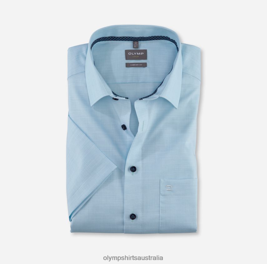 Clothing AU OLYMP Luxor Comfort Fit, Business Shirt, New Kent, Aqua T8882J1630