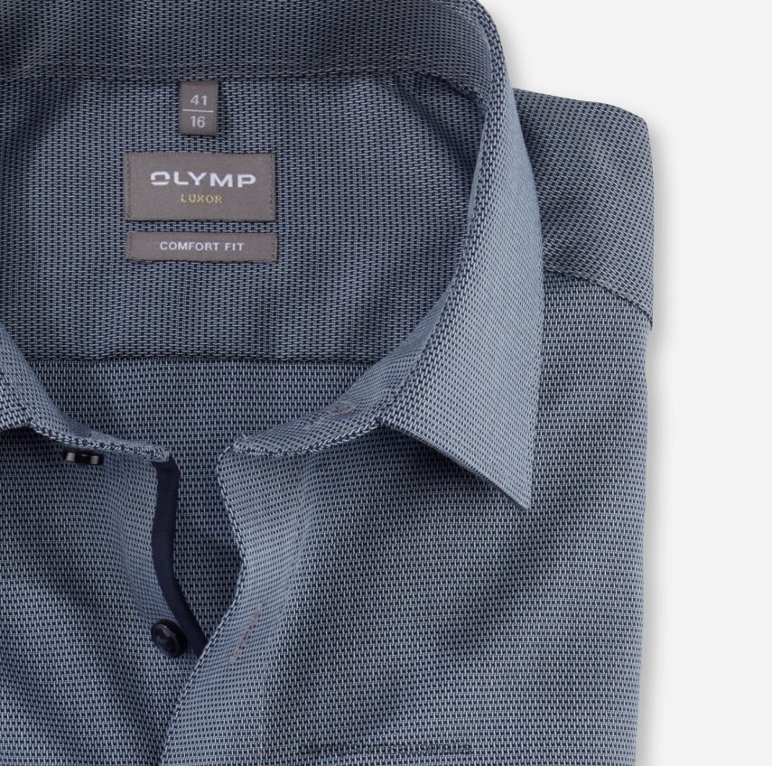 Clothing AU OLYMP Luxor Comfort Fit, Business Shirt, New Kent, Bleu T8882J1493