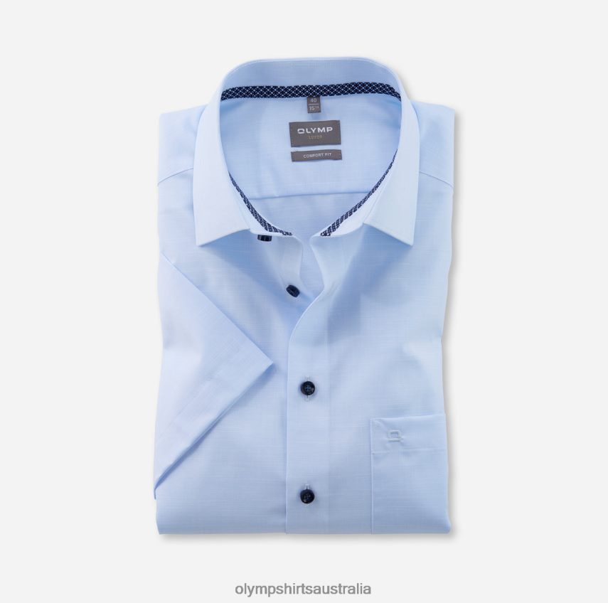 Clothing AU OLYMP Luxor Comfort Fit, Business Shirt, New Kent, Bleu T8882J1626