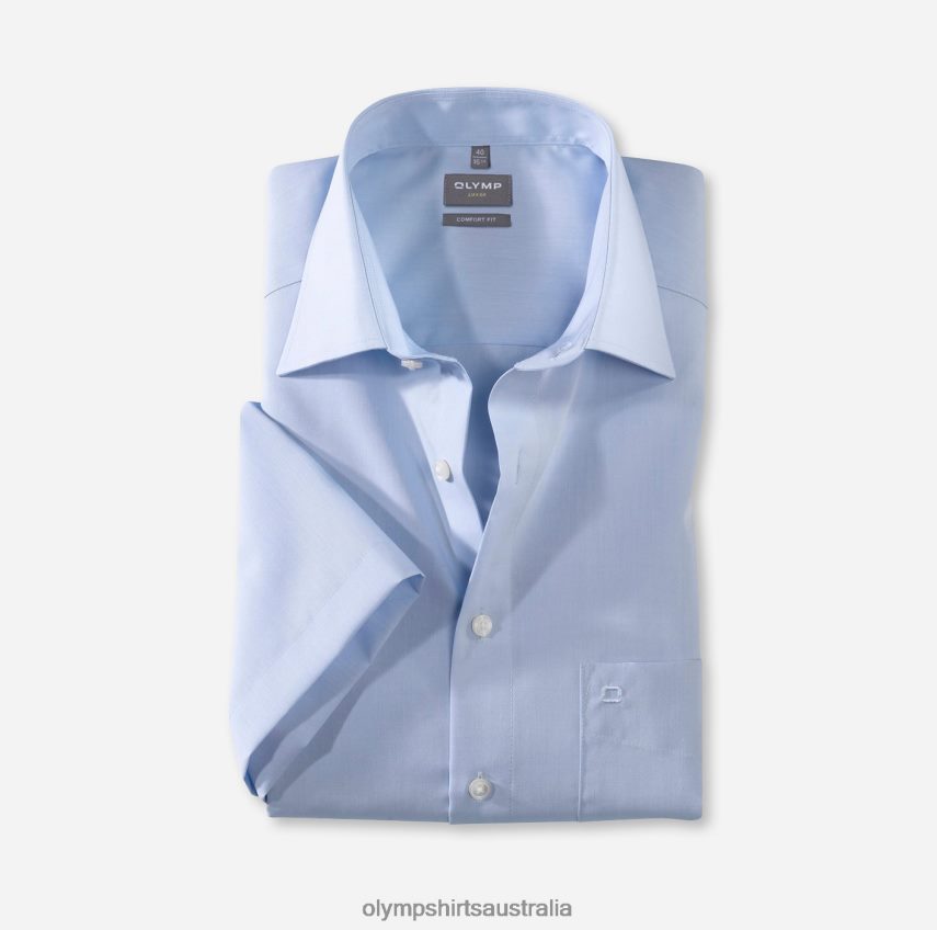 Clothing AU OLYMP Luxor Comfort Fit, Business Shirt, New Kent, Bleu T8882J1688