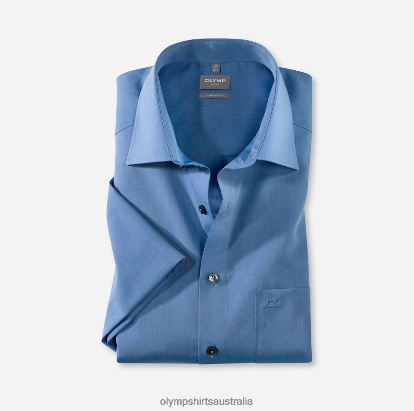 Clothing AU OLYMP Luxor Comfort Fit, Business Shirt, New Kent, Blue T8882J1685