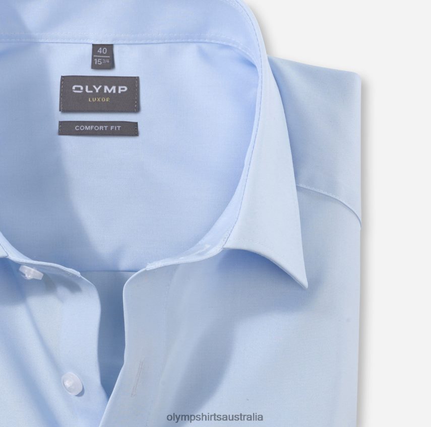 Clothing AU OLYMP Luxor Comfort Fit, Business Shirt, New Kent, Blue T8882J1686