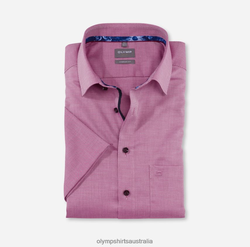Clothing AU OLYMP Luxor Comfort Fit, Business Shirt, New Kent, Fuchsia T8882J1655