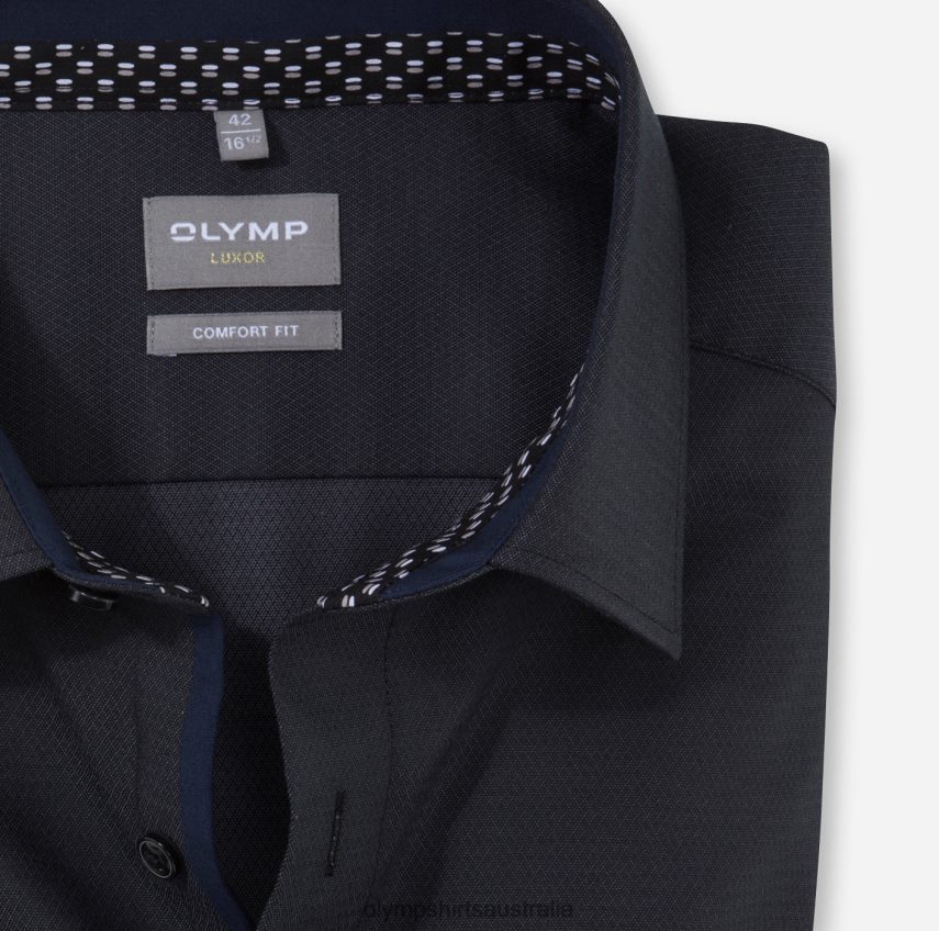 Clothing AU OLYMP Luxor Comfort Fit, Business Shirt, New Kent, Graphite T8882J1598