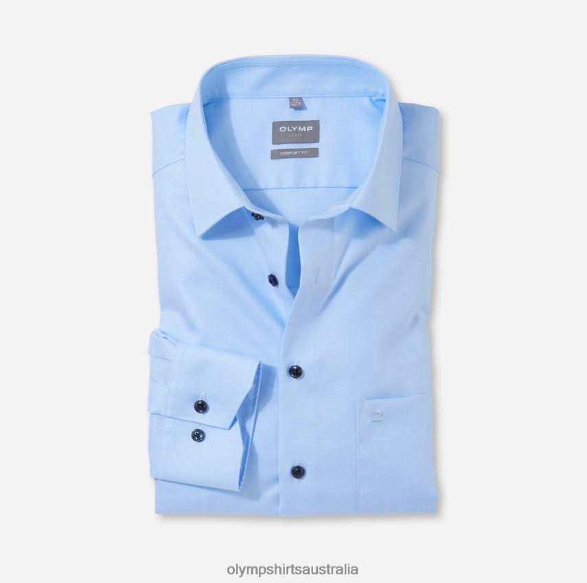 Clothing AU OLYMP Luxor Comfort Fit, Business Shirt, New Kent, Light Blue T8882J1518