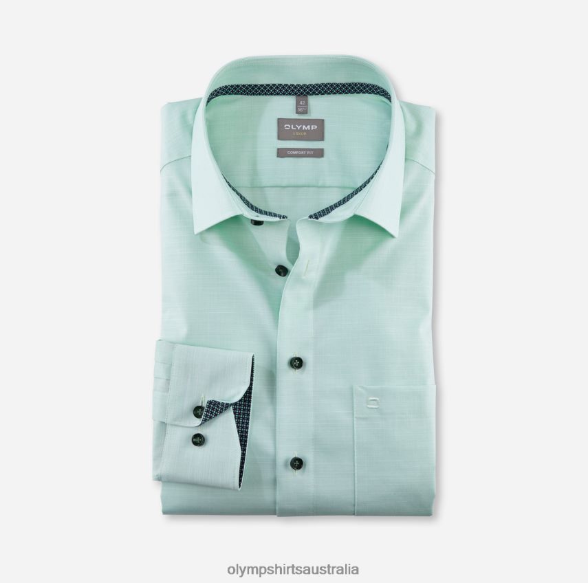 Clothing AU OLYMP Luxor Comfort Fit, Business Shirt, New Kent, Light Green T8882J1644