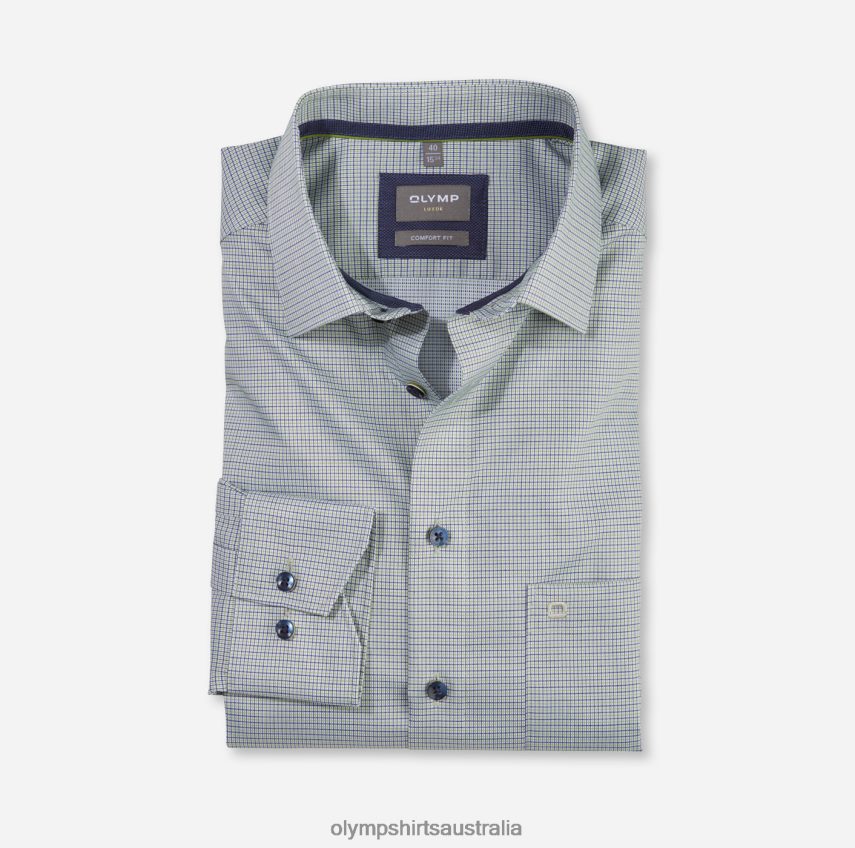 Clothing AU OLYMP Luxor Comfort Fit, Business Shirt, New Kent, Lime T8882J1534